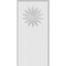 Ekena Millwork Standard Foster Flower Plinth Block With Beveled Edge, 4 1/2"W x 9"H x 3/4"P PBP045X090X075FOS10 - alternate 2